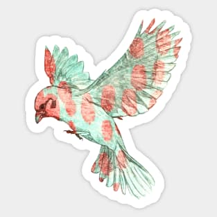 The Thing with Feathers Sticker Sticker